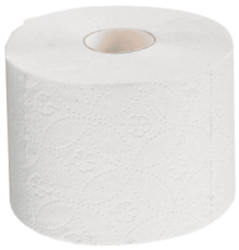 Green Hygiene KORDULA Toilettenpapier – Kompaktrolle, 3-lagig, 400 Blatt, 100% Recyclingpapier, plastikfrei verpackt, CO₂-neutral | ready4care.de